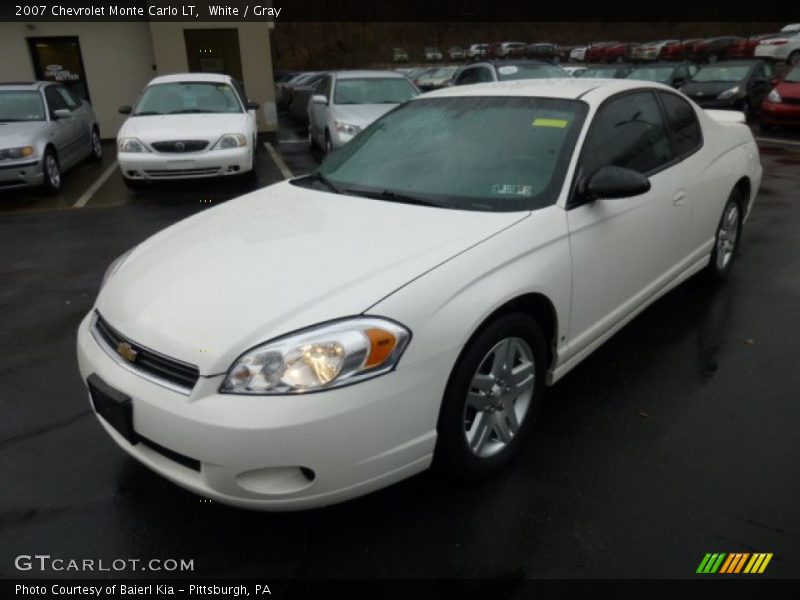White / Gray 2007 Chevrolet Monte Carlo LT