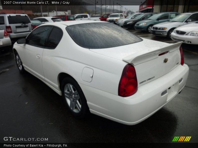 White / Gray 2007 Chevrolet Monte Carlo LT