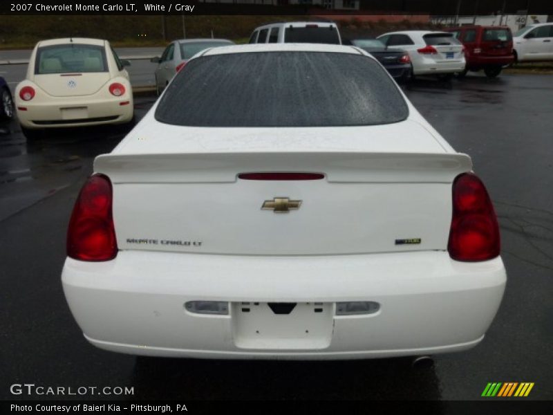 White / Gray 2007 Chevrolet Monte Carlo LT