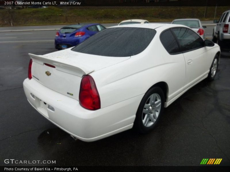 White / Gray 2007 Chevrolet Monte Carlo LT