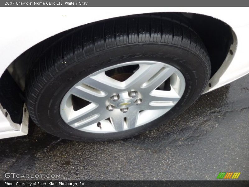 White / Gray 2007 Chevrolet Monte Carlo LT