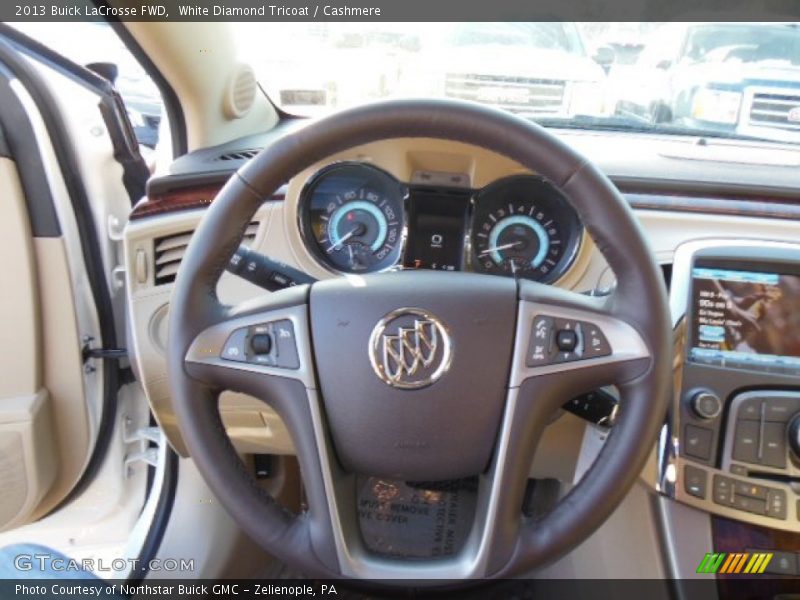 White Diamond Tricoat / Cashmere 2013 Buick LaCrosse FWD