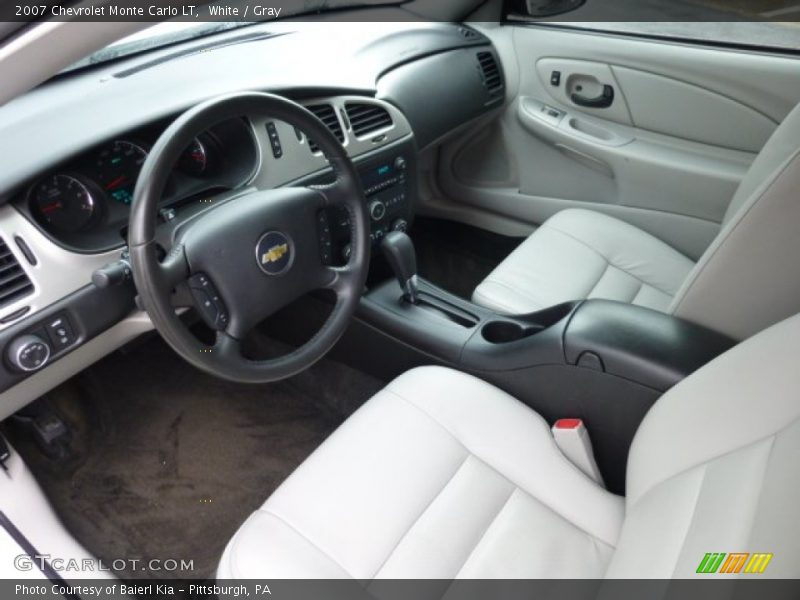 White / Gray 2007 Chevrolet Monte Carlo LT