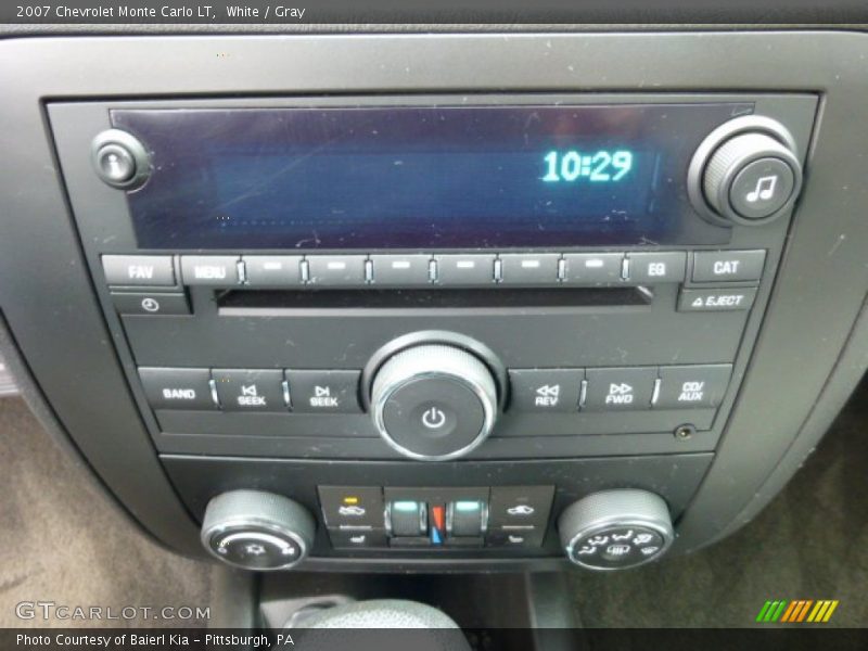 White / Gray 2007 Chevrolet Monte Carlo LT