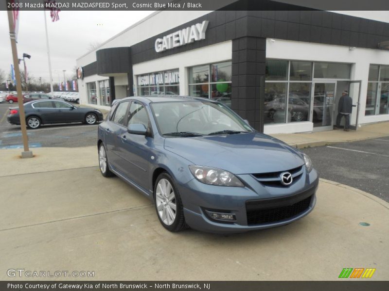 Cosmic Blue Mica / Black 2008 Mazda MAZDA3 MAZDASPEED Sport