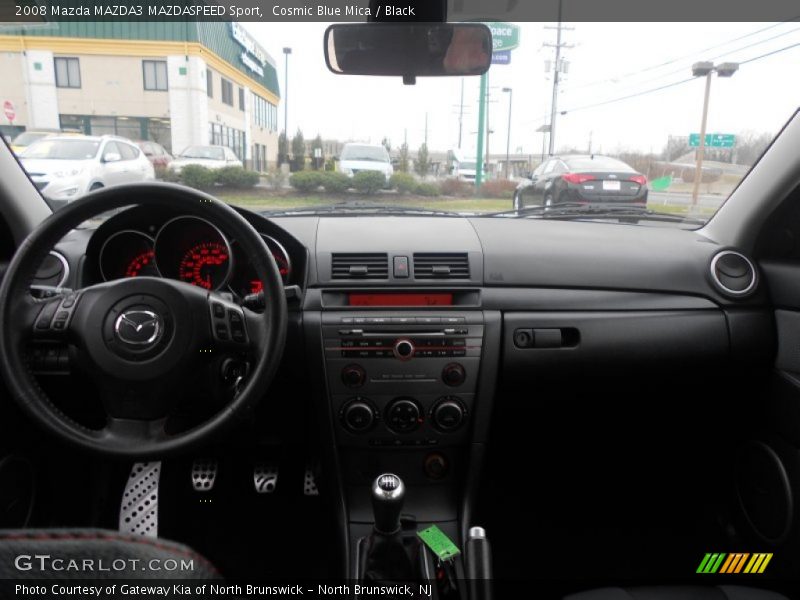Cosmic Blue Mica / Black 2008 Mazda MAZDA3 MAZDASPEED Sport
