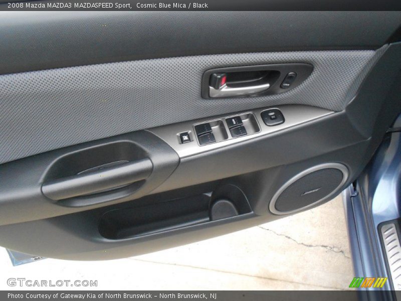 Cosmic Blue Mica / Black 2008 Mazda MAZDA3 MAZDASPEED Sport