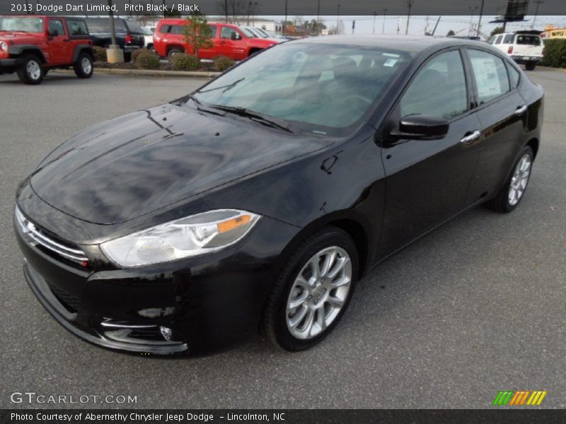 Pitch Black / Black 2013 Dodge Dart Limited