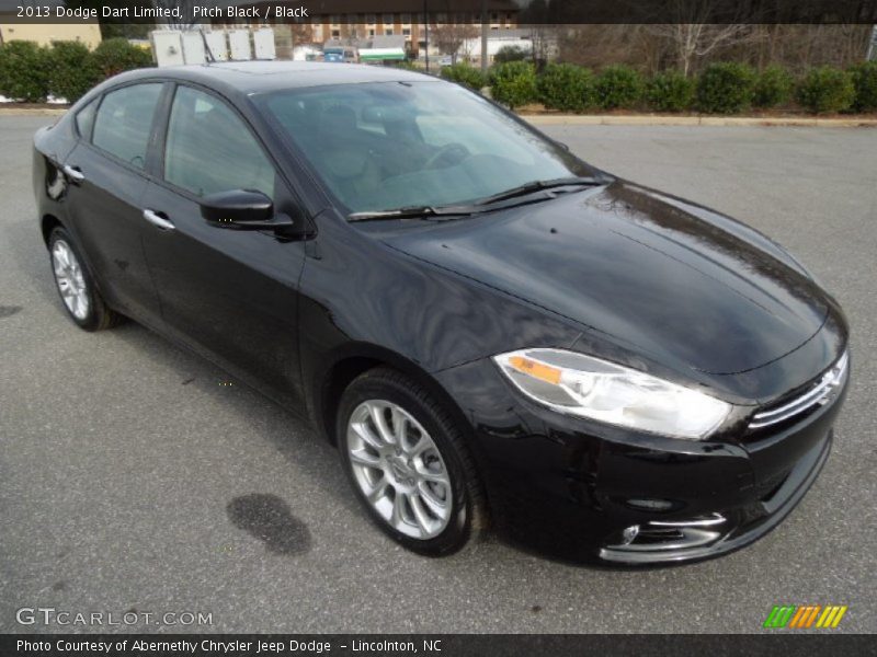 Pitch Black / Black 2013 Dodge Dart Limited