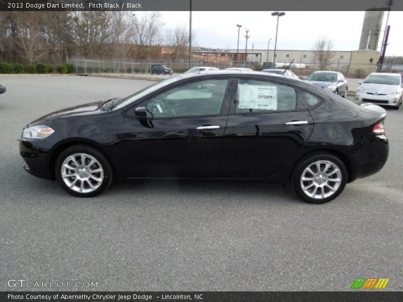 Pitch Black / Black 2013 Dodge Dart Limited