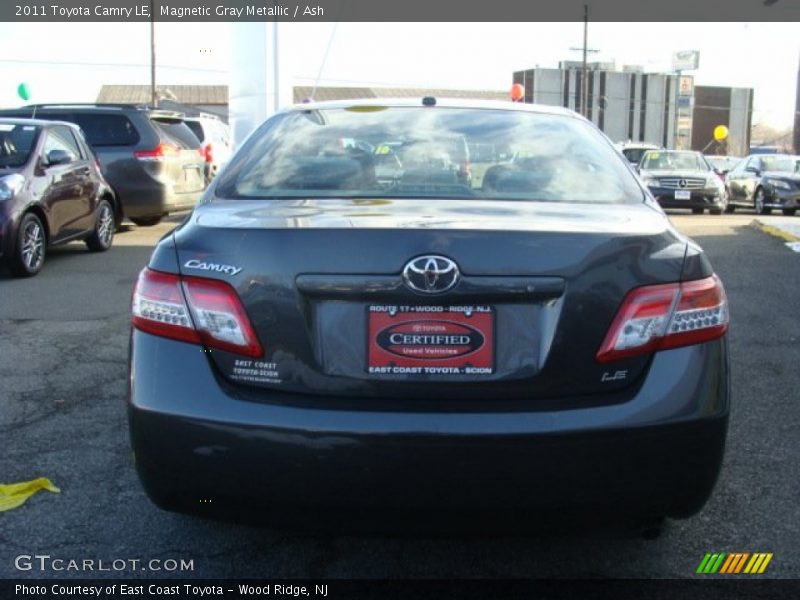 Magnetic Gray Metallic / Ash 2011 Toyota Camry LE