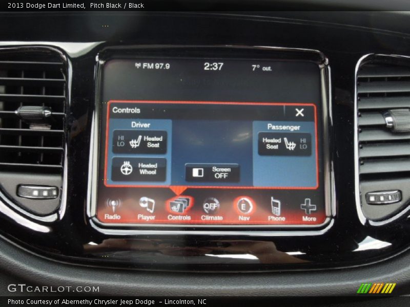 Pitch Black / Black 2013 Dodge Dart Limited