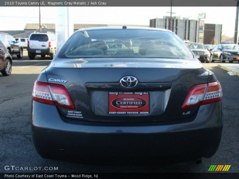 Magnetic Gray Metallic / Ash Gray 2010 Toyota Camry LE