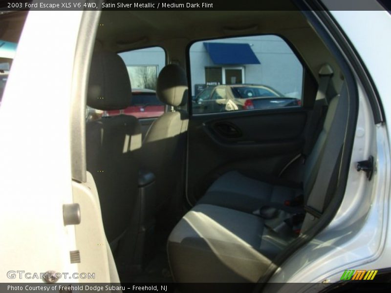 Satin Silver Metallic / Medium Dark Flint 2003 Ford Escape XLS V6 4WD