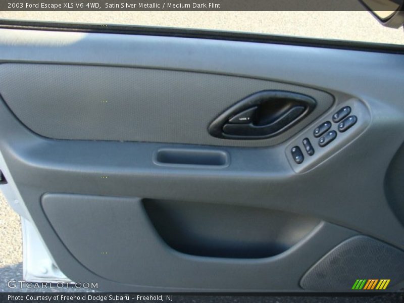 Satin Silver Metallic / Medium Dark Flint 2003 Ford Escape XLS V6 4WD