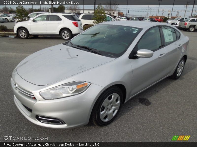 Bright Silver Metallic / Black 2013 Dodge Dart Aero