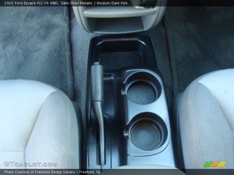 Satin Silver Metallic / Medium Dark Flint 2003 Ford Escape XLS V6 4WD