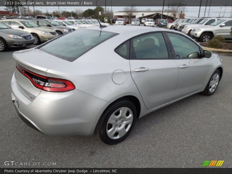 Bright Silver Metallic / Black 2013 Dodge Dart Aero