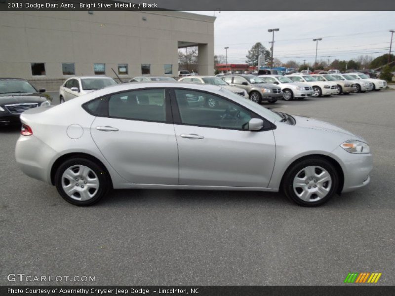 Bright Silver Metallic / Black 2013 Dodge Dart Aero