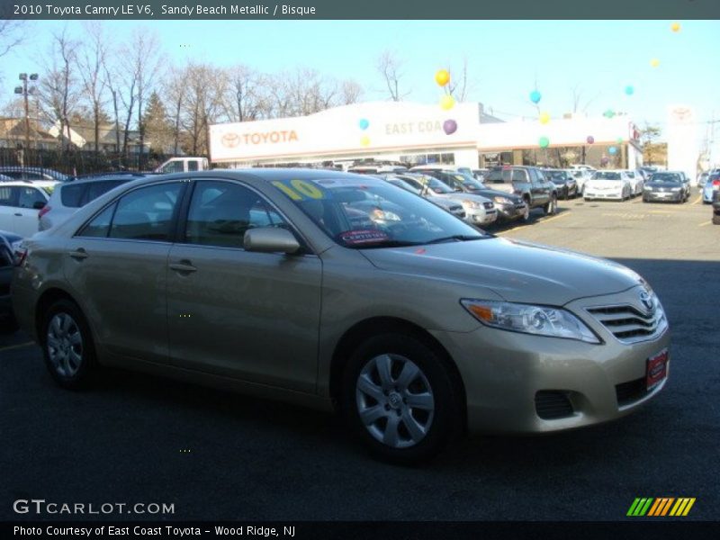 Sandy Beach Metallic / Bisque 2010 Toyota Camry LE V6