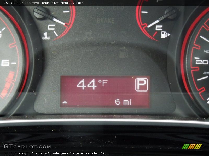 Bright Silver Metallic / Black 2013 Dodge Dart Aero