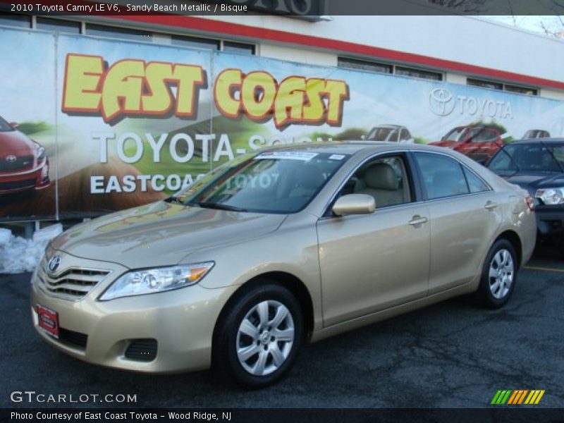 Sandy Beach Metallic / Bisque 2010 Toyota Camry LE V6
