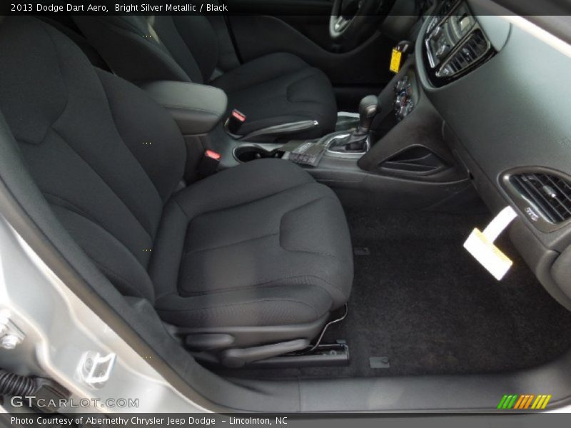 Bright Silver Metallic / Black 2013 Dodge Dart Aero