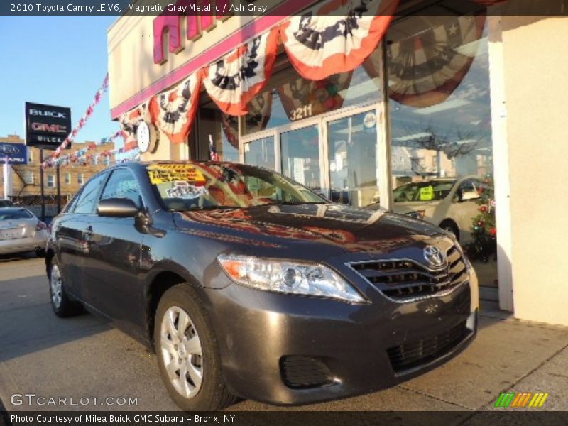 Magnetic Gray Metallic / Ash Gray 2010 Toyota Camry LE V6