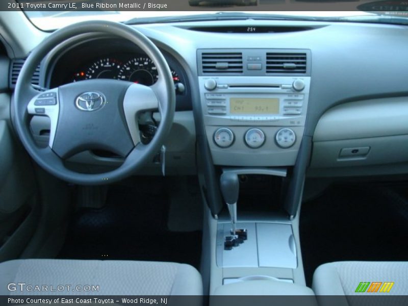 Blue Ribbon Metallic / Bisque 2011 Toyota Camry LE