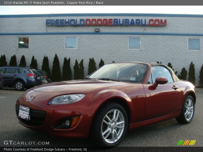 Copper Red Mica / Black 2010 Mazda MX-5 Miata Sport Roadster