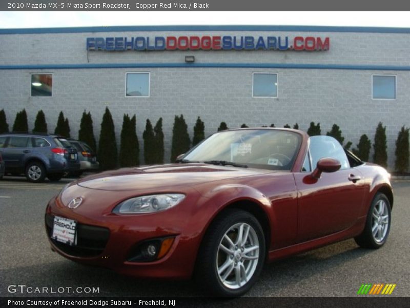 Copper Red Mica / Black 2010 Mazda MX-5 Miata Sport Roadster