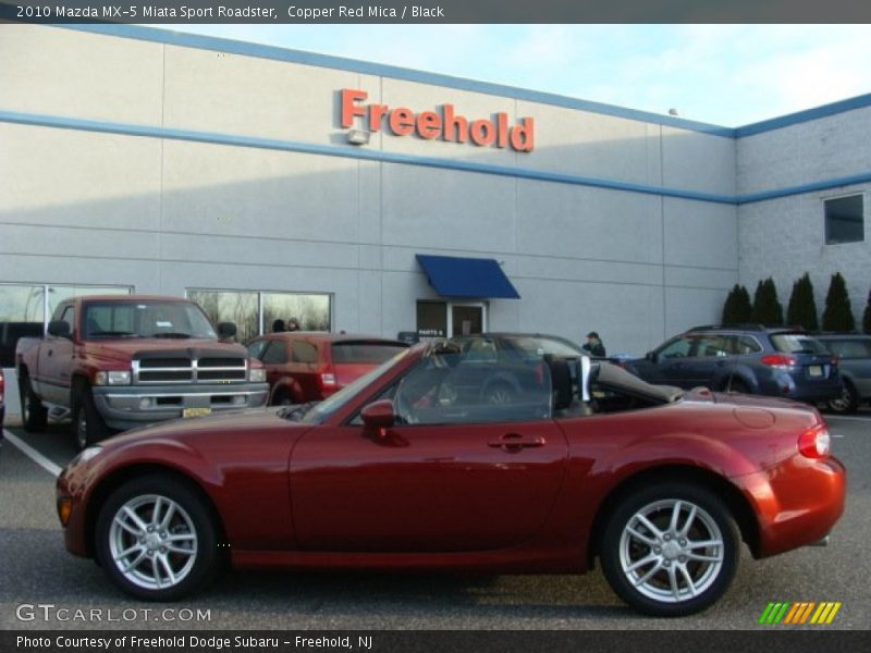 Copper Red Mica / Black 2010 Mazda MX-5 Miata Sport Roadster