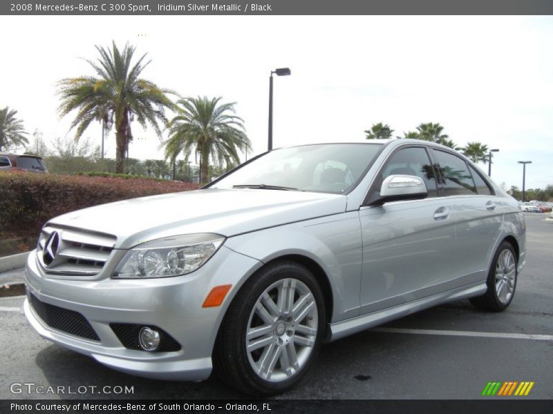 Iridium Silver Metallic / Black 2008 Mercedes-Benz C 300 Sport