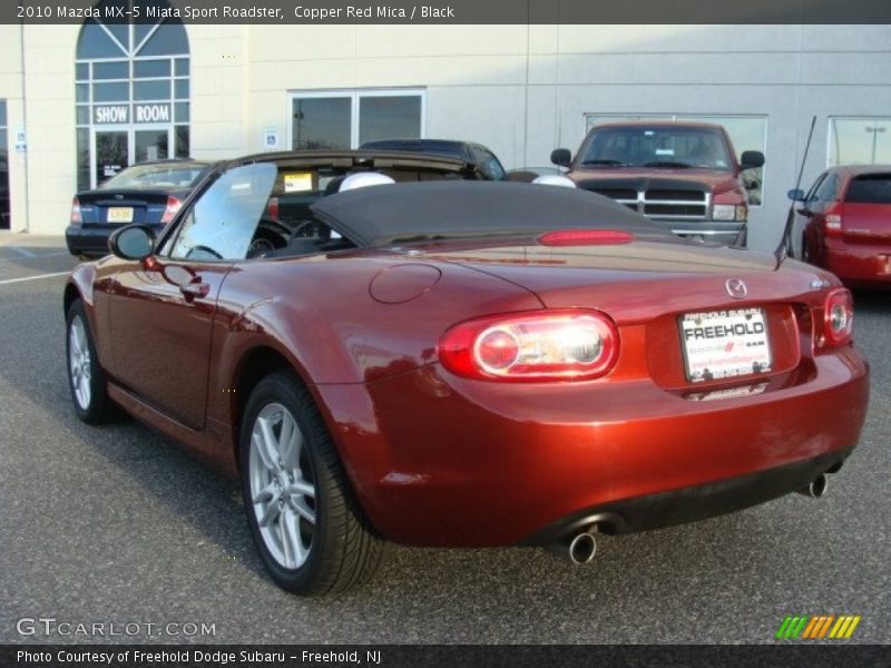 Copper Red Mica / Black 2010 Mazda MX-5 Miata Sport Roadster