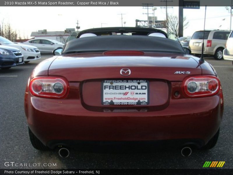 Copper Red Mica / Black 2010 Mazda MX-5 Miata Sport Roadster