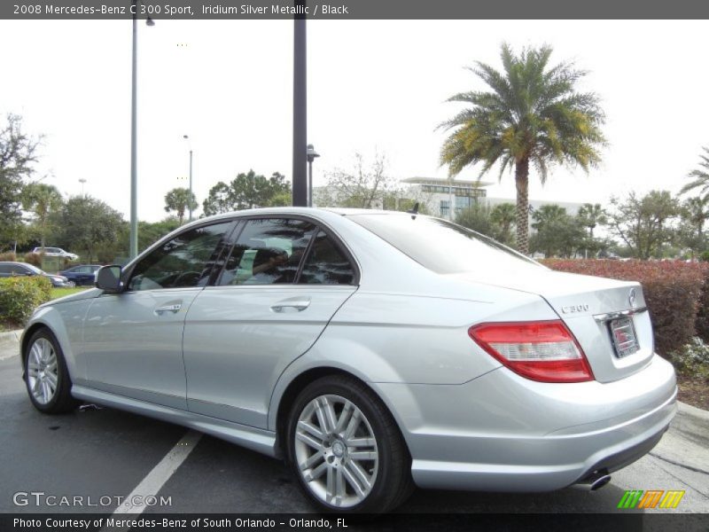 Iridium Silver Metallic / Black 2008 Mercedes-Benz C 300 Sport