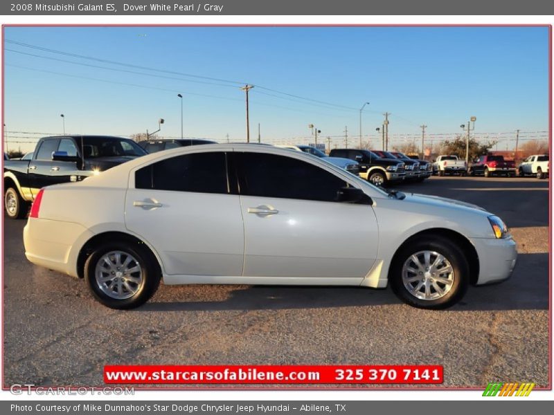 Dover White Pearl / Gray 2008 Mitsubishi Galant ES