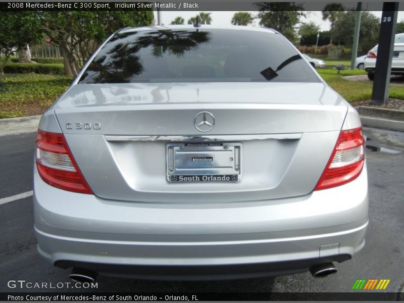Iridium Silver Metallic / Black 2008 Mercedes-Benz C 300 Sport