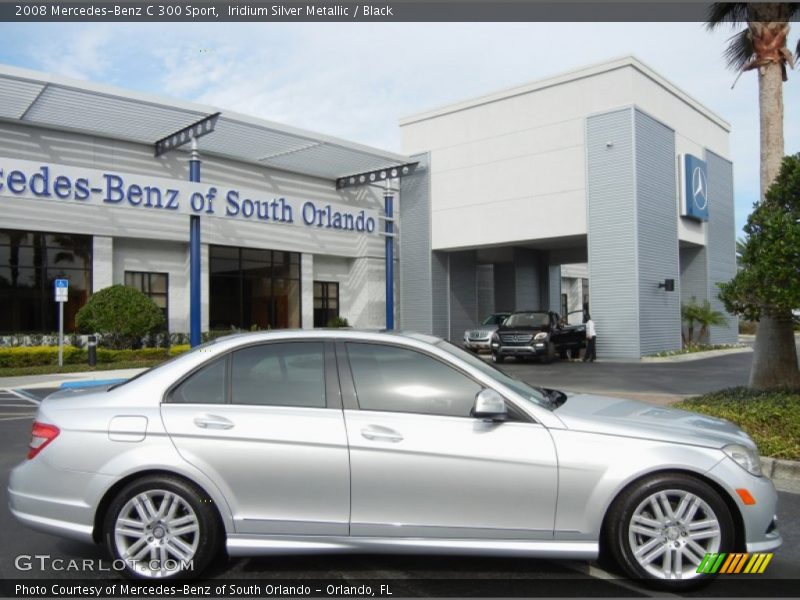 Iridium Silver Metallic / Black 2008 Mercedes-Benz C 300 Sport