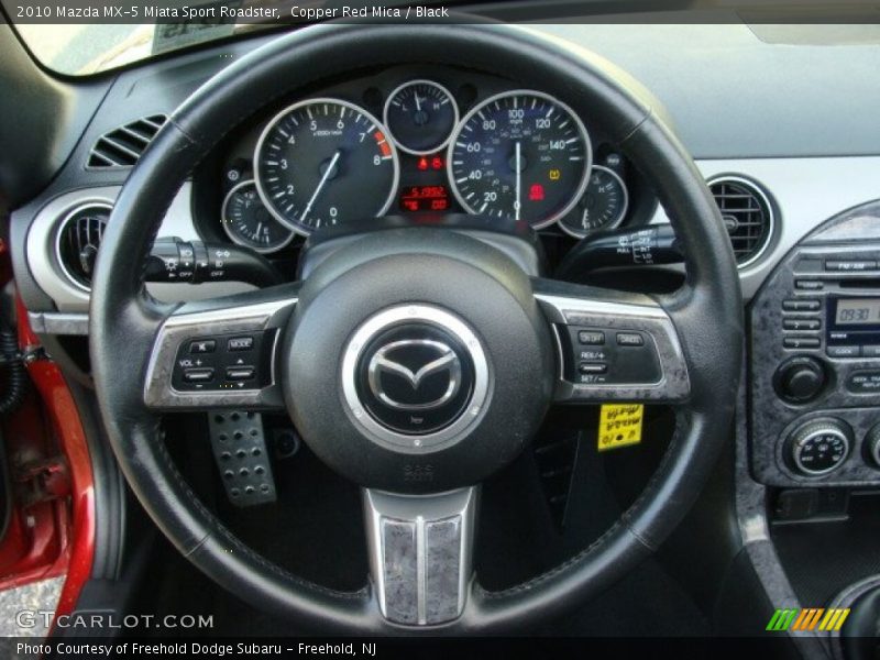 Copper Red Mica / Black 2010 Mazda MX-5 Miata Sport Roadster