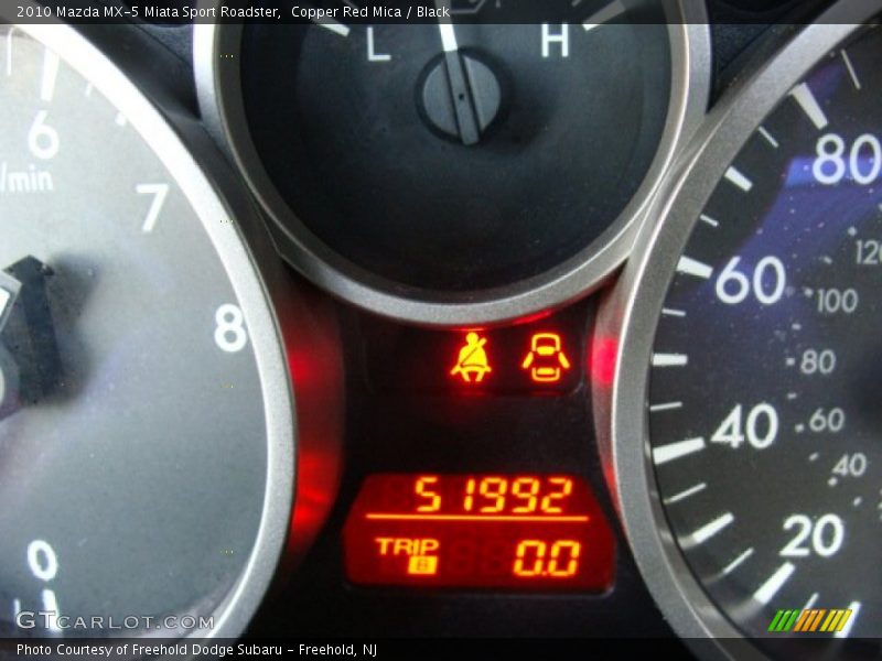 Copper Red Mica / Black 2010 Mazda MX-5 Miata Sport Roadster