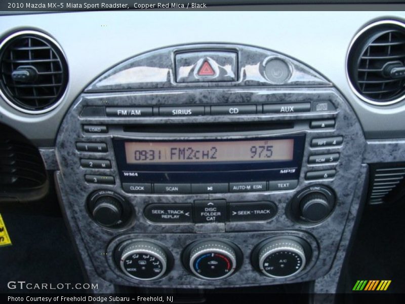 Copper Red Mica / Black 2010 Mazda MX-5 Miata Sport Roadster