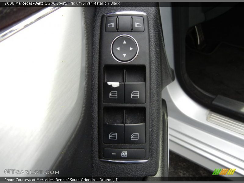 Iridium Silver Metallic / Black 2008 Mercedes-Benz C 300 Sport