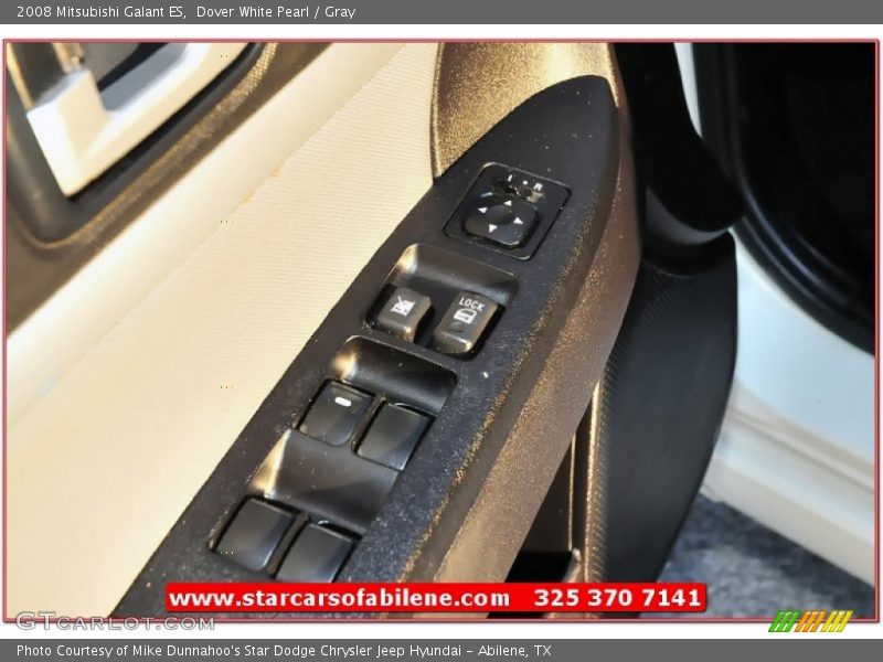 Dover White Pearl / Gray 2008 Mitsubishi Galant ES