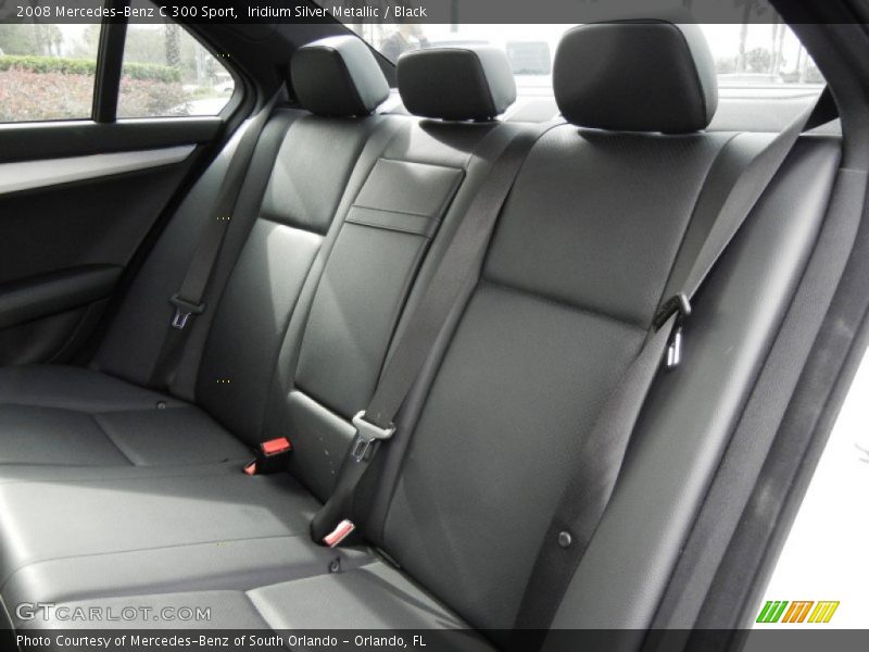 Iridium Silver Metallic / Black 2008 Mercedes-Benz C 300 Sport
