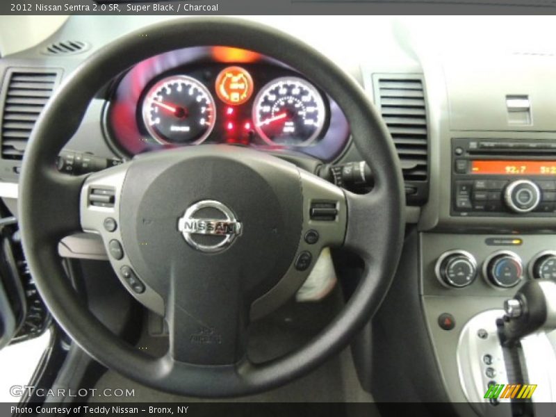 Super Black / Charcoal 2012 Nissan Sentra 2.0 SR