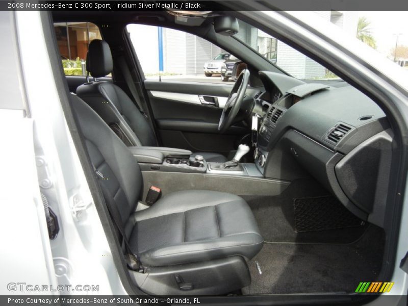 Iridium Silver Metallic / Black 2008 Mercedes-Benz C 300 Sport