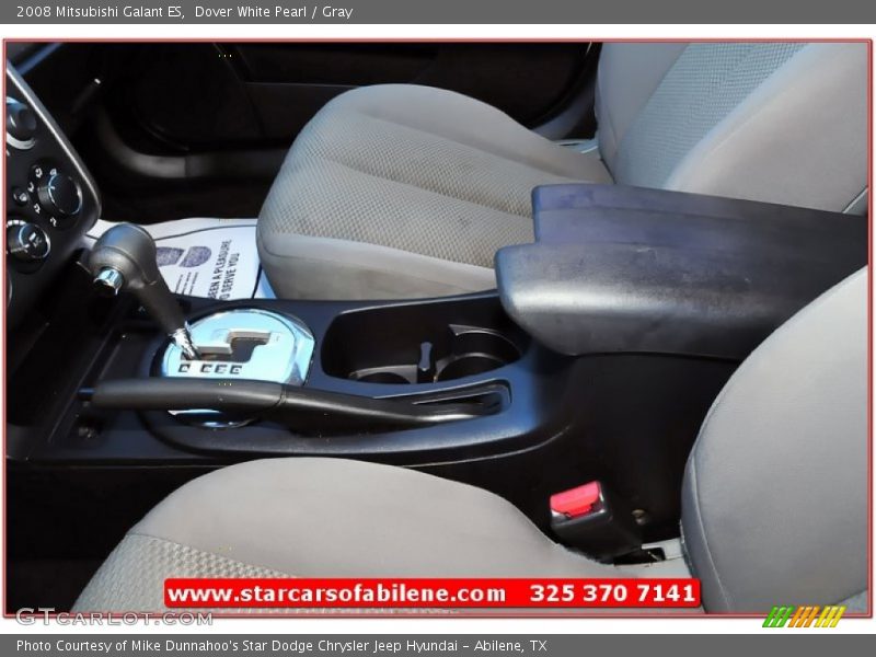 Dover White Pearl / Gray 2008 Mitsubishi Galant ES