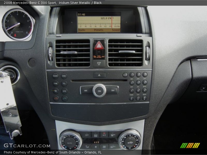 Iridium Silver Metallic / Black 2008 Mercedes-Benz C 300 Sport