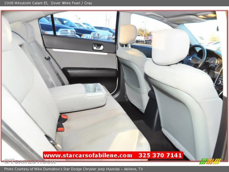 Dover White Pearl / Gray 2008 Mitsubishi Galant ES